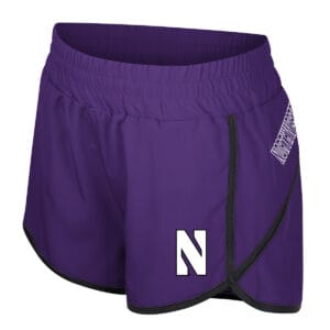 Northwestern University Wildcats Colosseum Women's Marina Woven Purple Shorts