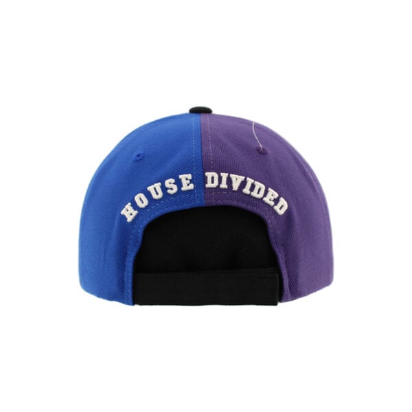 Northwestern University Wildcats House Divided Hat with Duke Blue Devils-Back