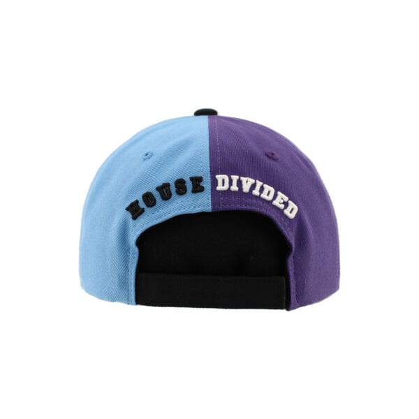 Northwestern University Wildcats House Divided Hat with North Carolina Tar Heels-Back