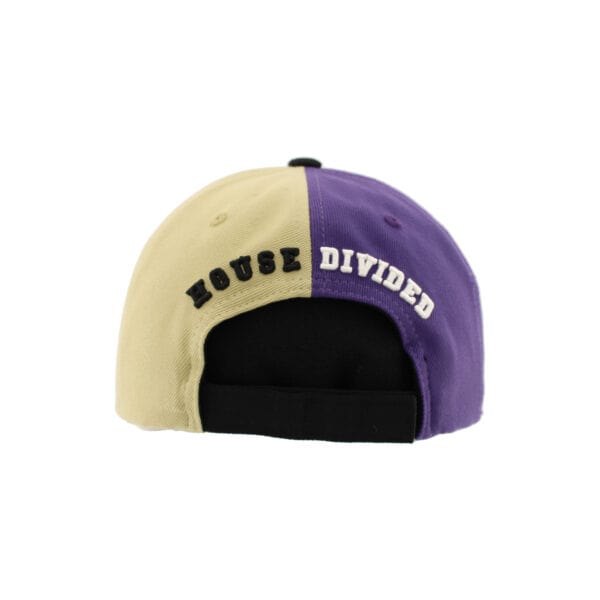 Northwestern University Wildcats House Divided Hat with Colorado Buffaloes-Back
