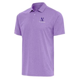 Northwestern University Wildcats Antigua Men's Score Purple Polo Shirt