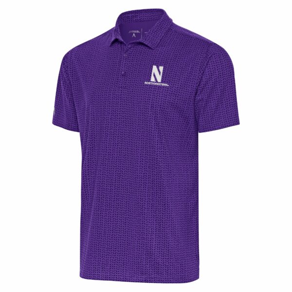 Northwestern University Wildcats Antigua Men's Mashie Purple Polo Shirt