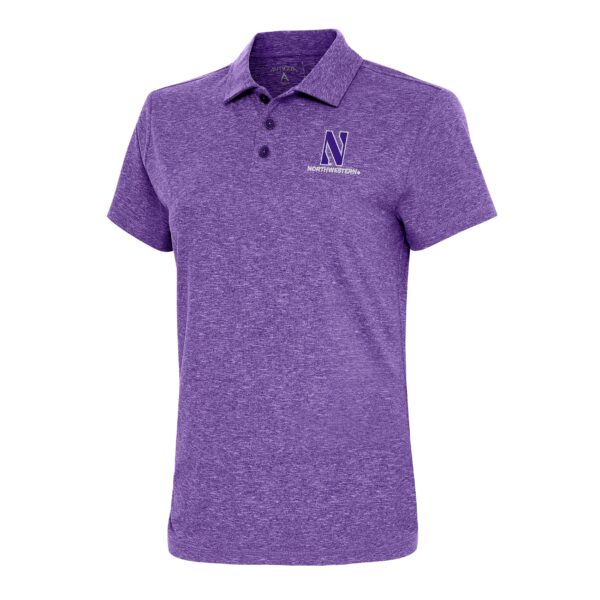 Northwestern University Wildcats Antigua Women's Motivated Purple Polo Shirt