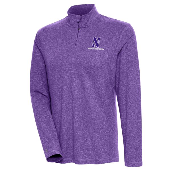 Northwestern University Wildcats Women's Antigua Comfort Purple 1/4 Zip Pullover