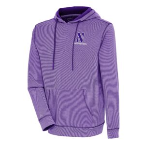 Northwestern University Wildcats Antigua Men's Purple Axe Bunker Hood