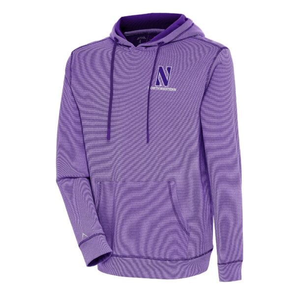 Northwestern University Wildcats Antigua Men's Purple Axe Bunker Hood