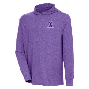 Northwestern University Wildcats Antigua Men's Purple Saga Hooded Tee