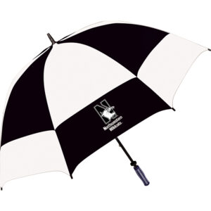 Northwestern University Wildcats 68" Supersized Checkerboard Vented Golf Umbrella