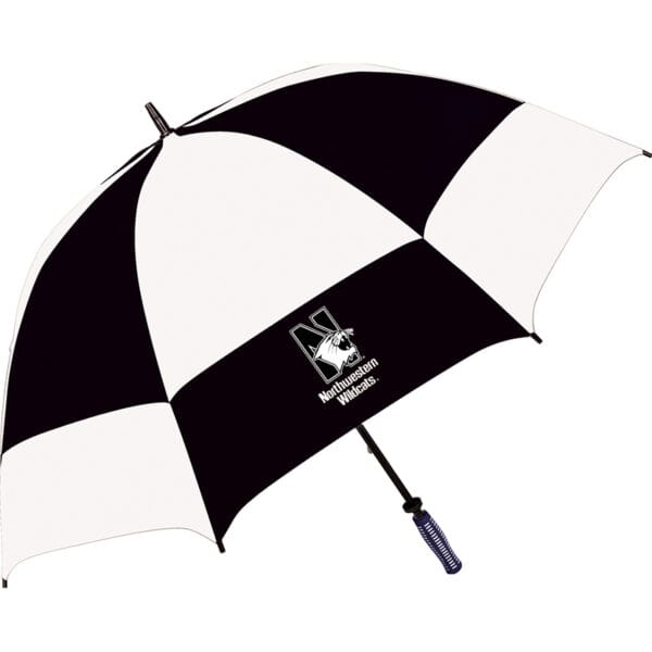 Northwestern University Wildcats 68" Supersized Checkerboard Vented Golf Umbrella