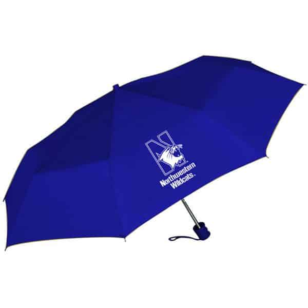 Northwestern University Wildcats 42" Purple Super Pocket Mini Folding Umbrella