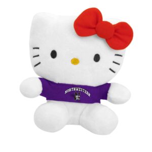 Northwestern University Wildcats 6" Hello Kitty Plush