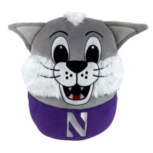 Northwestern University Wildcats Mascot Willie The Wildcat Pillow