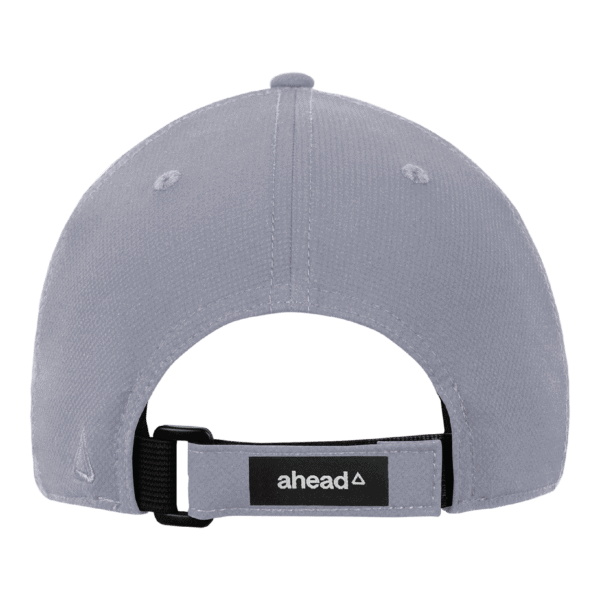 Northwestern University Wildcats Ahead Constructed Performance Light Grey Velcro Back Hat with Stylized N Design -2