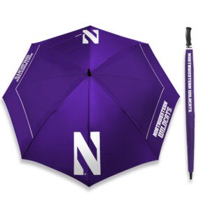 Northwestern University Wildcats 62" WindSheer® Hybrid Solid Purple Umbrella