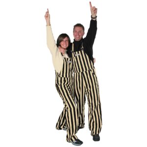 Black & Tan Adult Game Bib Overalls
