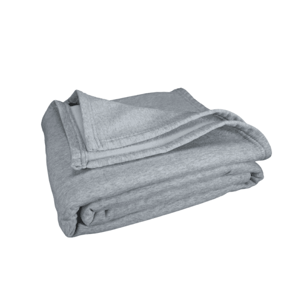 Northwestern University Wildcats Heather Grey Pro-Weave® Sweatshirt Blanket-2