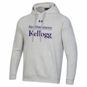 Kellogg Men's Silver Grey Heather All Day Fleece Hooded Sweatshirt