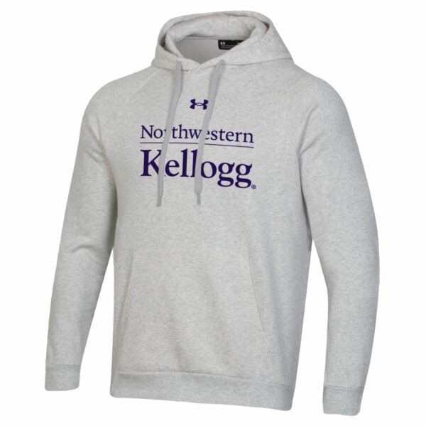 Kellogg Men's Silver Grey Heather All Day Fleece Hooded Sweatshirt