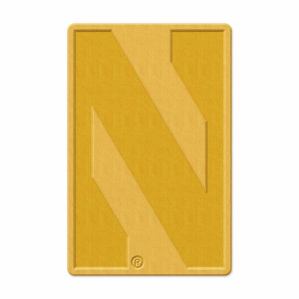 Northwestern Wildcats Gold Tone Collectors Enamel Pin with Stylized N Design