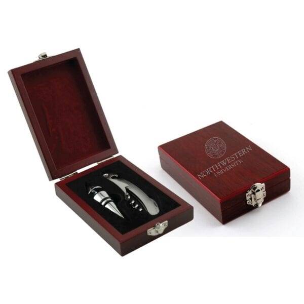 Northwestern University Wildcats Wine Gift Set