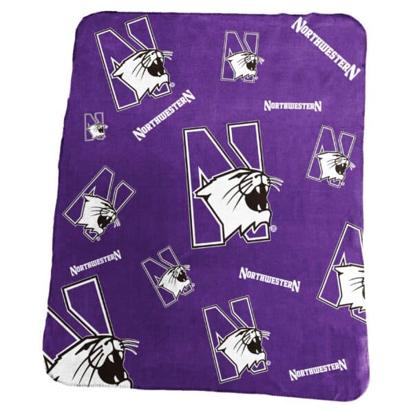 Northwestern University Wildcats Purple Classic Fleece Blanket