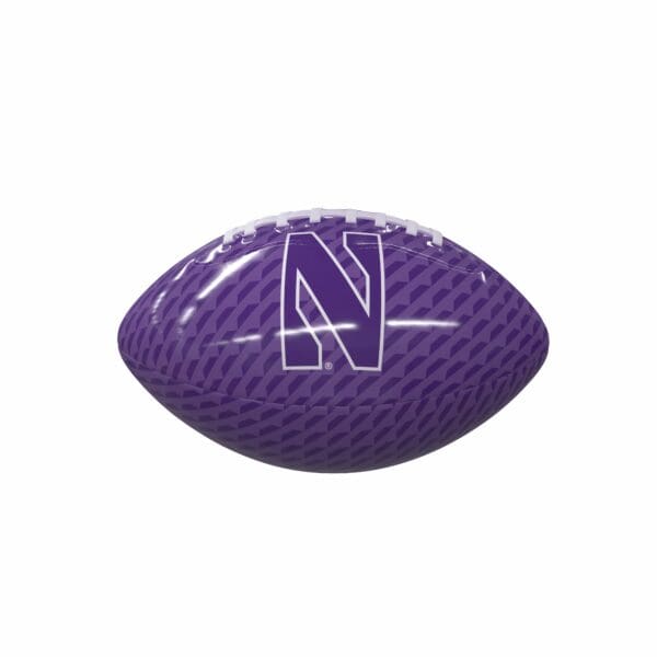 Northwestern University Wildcats Glossy Purple Mini Football 9"