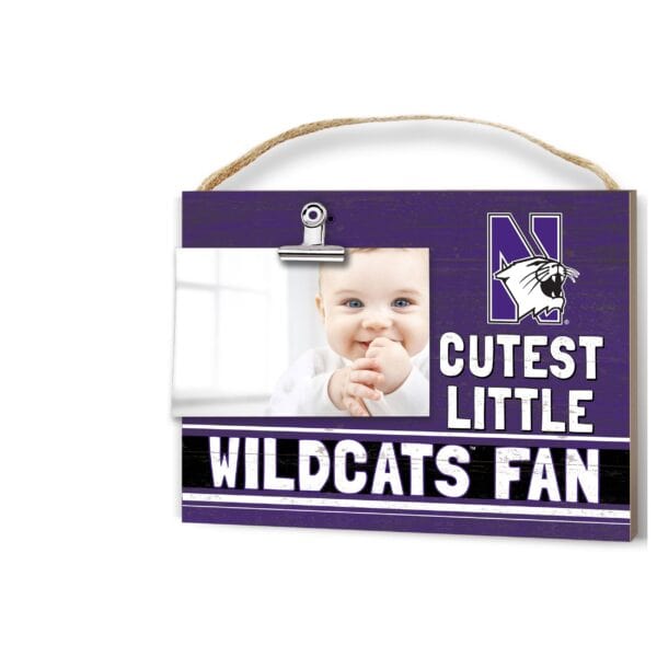 Northwestern University Wildcats Cutest Little Clip Picture Frame