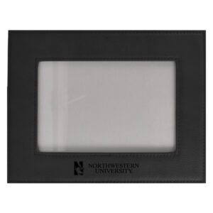 Northwestern University Wildcats Black Velour 4x6 Horizontal Picture Frame