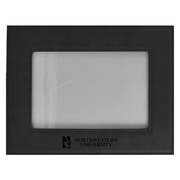Northwestern University Wildcats Black Velour 4x6 Horizontal Picture Frame