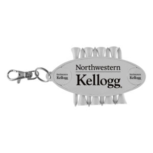 Northwestern I Kellogg Caddy Bag Tag