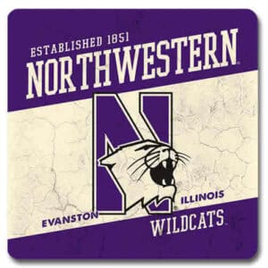 Northwestern University Wildcats Ceramic Coaster #2
