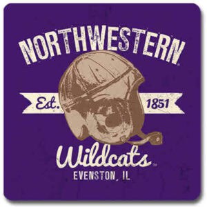 Northwestern University Wildcats Ceramic Coaster #4