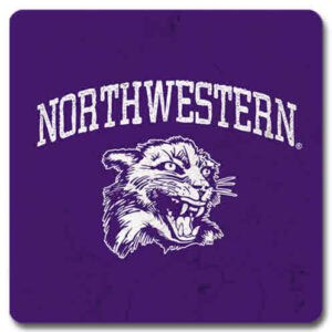 Northwestern University Wildcats Ceramic Coaster #9