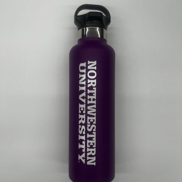 Northwestern University Wildcats 25 oz. h2go Ascent Stainless Steel Insulated Purple Water Bottle