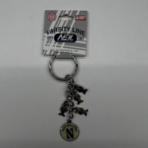 Northwestern University Wildcats Willie The Wildcat Charm Keychain