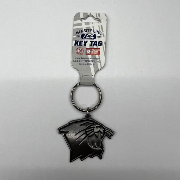 Northwestern University Wildcats Cat's Head Pewter Key Chain