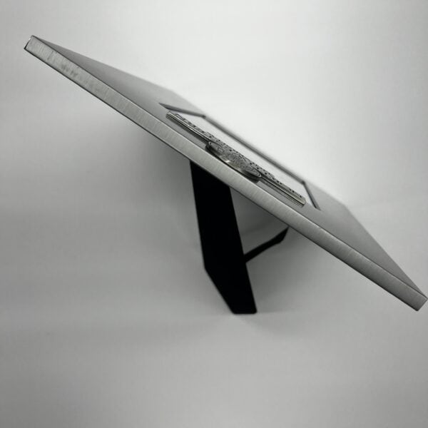 Northwestern University Wildcats 5"X7" Silver Picture Frame with Pewter Seal Design - Image 6