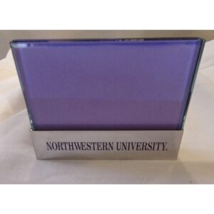 Northwestern University Wildcats Deluxe Glass and Metal Picture Frame