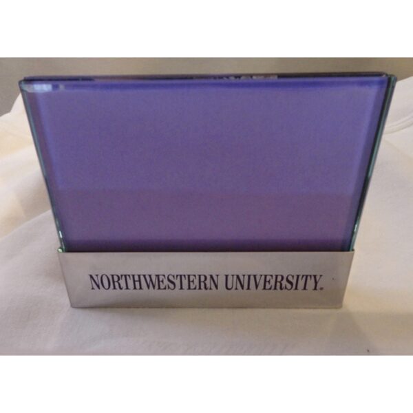 Northwestern University Wildcats Deluxe Glass and Metal Picture Frame