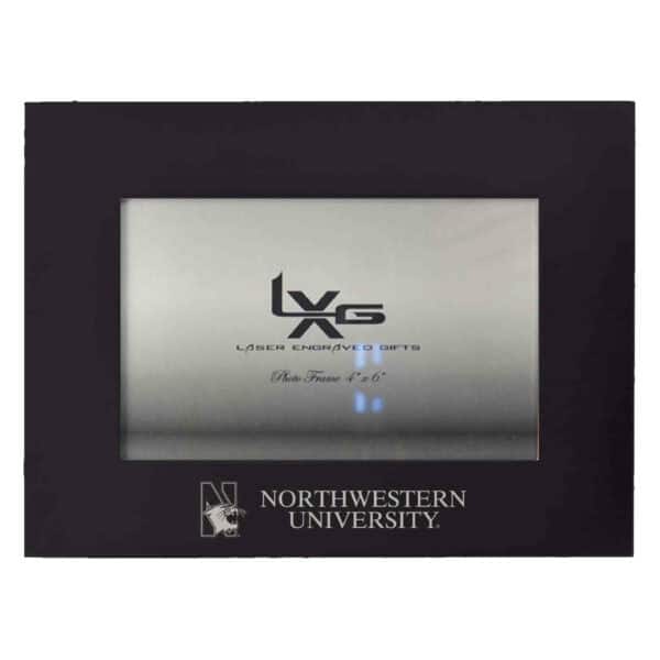 Northwestern University Wildcats Black Metal 4x6 Horizontal Picture Frame