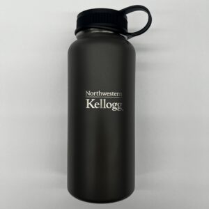 Northwestern I Kellogg Laser Engraved 32 oz. Gunmetal Boundless Vacuum Travel Tumbler