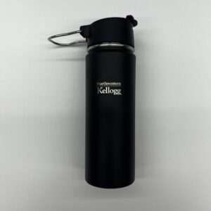 Northwestern I Kellogg Laser Engraved 20 oz. Black Hyper Sport Vacuum Travel Tumbler