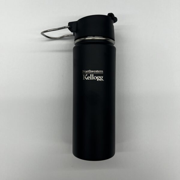 Northwestern I Kellogg Laser Engraved 20 oz. Black Hyper Sport Vacuum Travel Tumbler