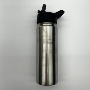 Northwestern I Kellogg Laser Engraved 20 oz. Silver Hyper Sport Vacuum Travel Tumbler with Sippy Lid