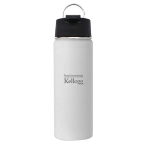 Northwestern I Kellogg Laser Engraved 20 oz. White Hyper Sport Vacuum Travel Tumbler