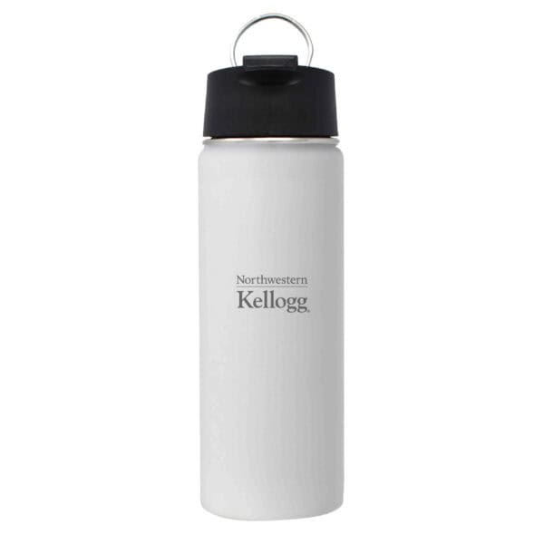 Northwestern I Kellogg Laser Engraved 20 oz. White Hyper Sport Vacuum Travel Tumbler
