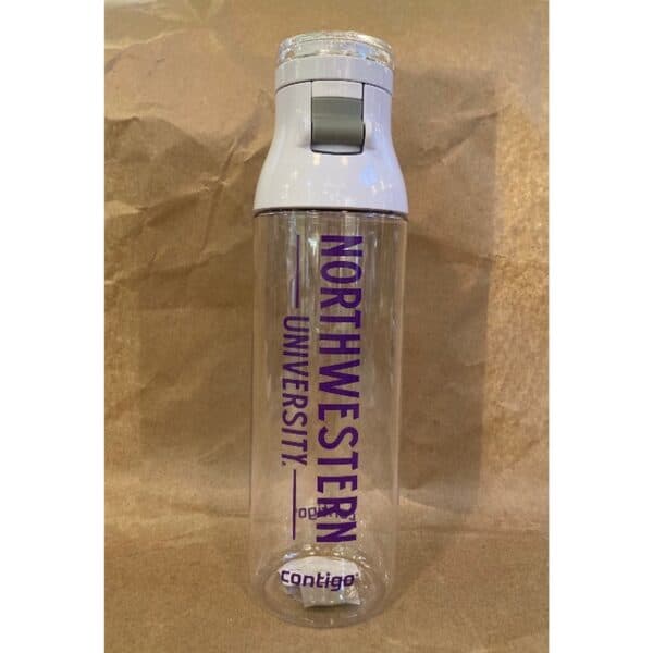 Northwestern University Wildcats 20oz Contigo Clear Water Bottle