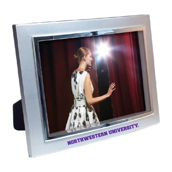 Northwestern University Wildcats 4"X6" Silver Picture Frame