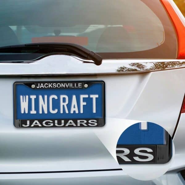 Northwestern University Wildcats Purple License Plate Frame with Laser Cut Acrylic White Insert with Purple Northwestern/ N Wildcats N inserts - Image 2