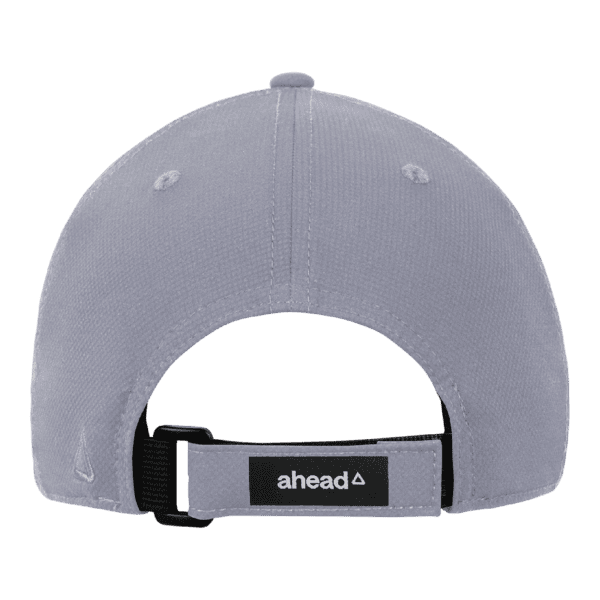 Northwestern University Wildcats Ahead Constructed Performance Light Grey Velcro Back Hat with N-Cat Design-Back